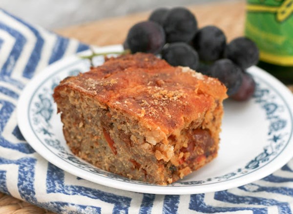 Chorizo, Hatch chile and rice bake