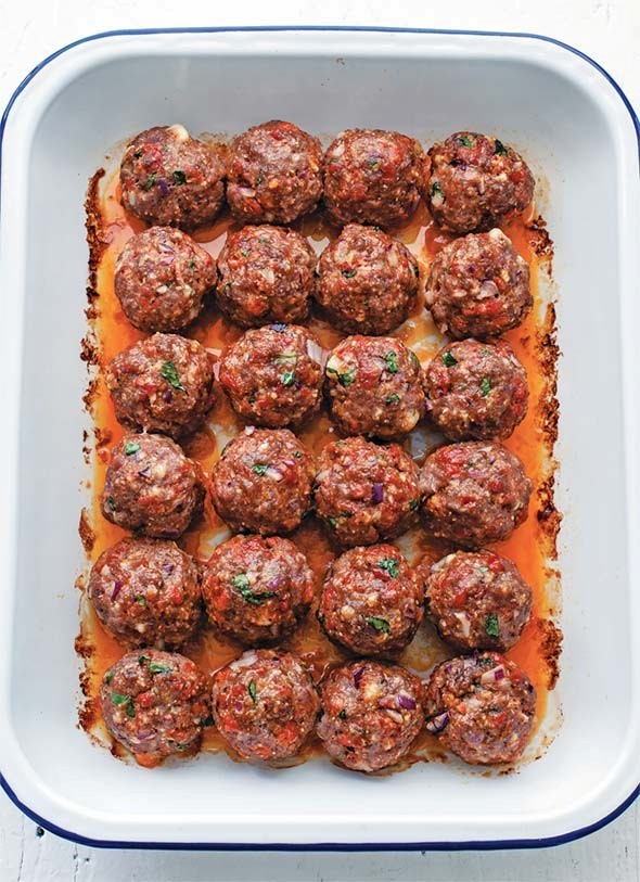Chorizo meatballs