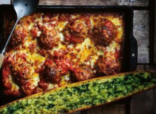 Chorizo meatballs with tomato ragu
