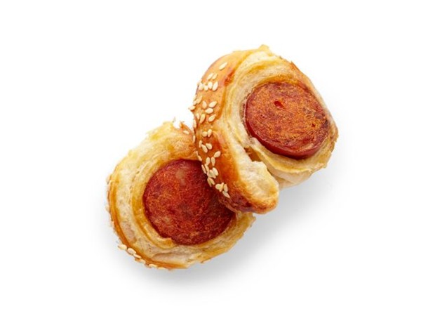 Chorizo pigs in a blanket