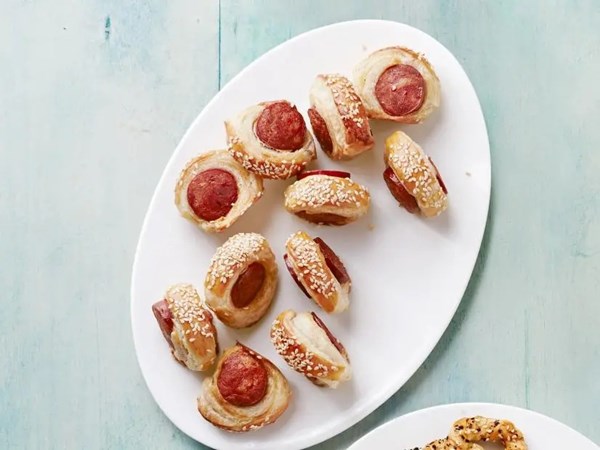 Chorizo pigs in a blanket