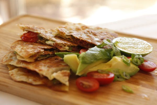 Chorizo quesadillas