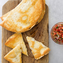 Chorizo quesadillas for a crowd