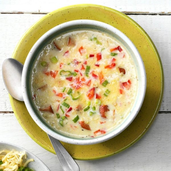 Chorizo sausage corn chowder