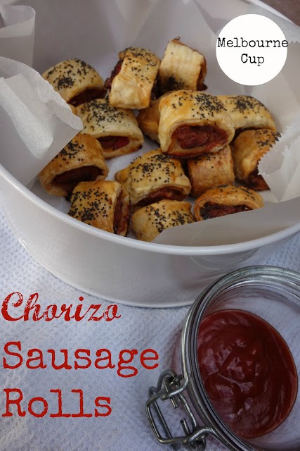 Chorizo sausage rolls