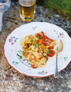 Chorizo scrambled eggs
