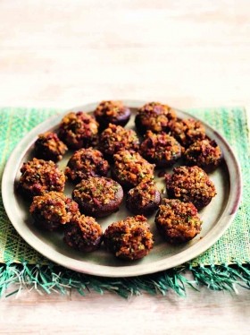 Chorizo-stuffed mushrooms