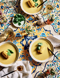 Chowder goes East: Malabari corn bisque [Suman Shah]