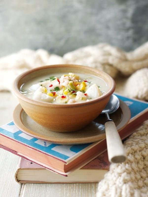 Chowder with Southeast Asian flavours