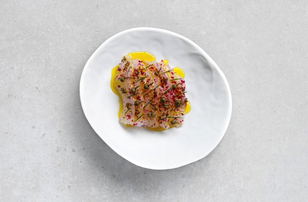 Chris Bolton coral trout crudo