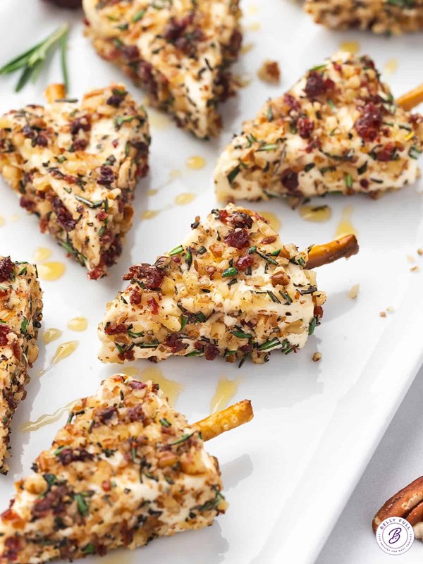 Christmas cheese trees