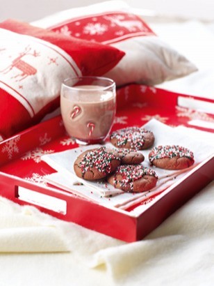Christmas chocolate cookies