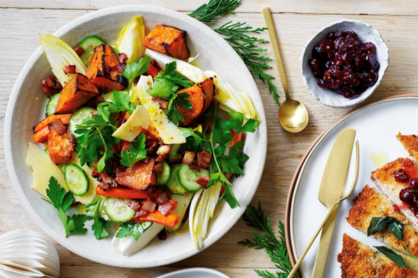 Christmas chopped salad