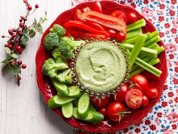 Christmas crudités 