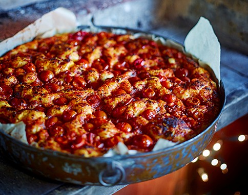 Christmas focaccia