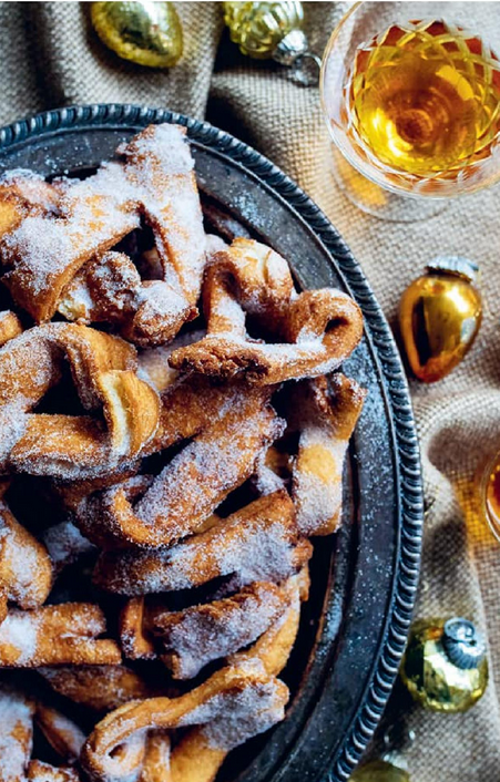 Christmas fried dough (Weihnachts schmalzgebäck)