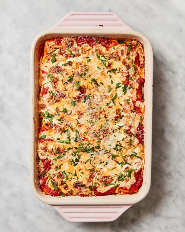 Christmas manicotti