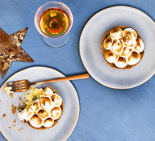 Christmas meringue pies