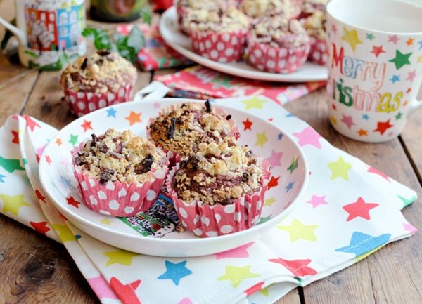 Christmas morning coffee and pecan crumble muffins