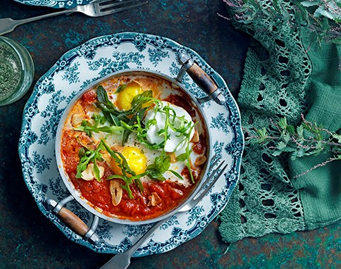 Christmas morning eggs in purgatory