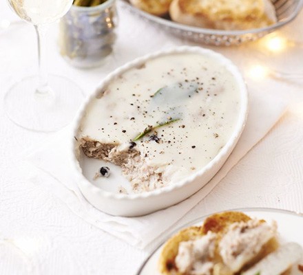 Christmas pork rillettes