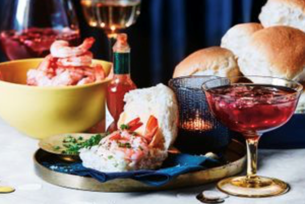Christmas prawn rolls