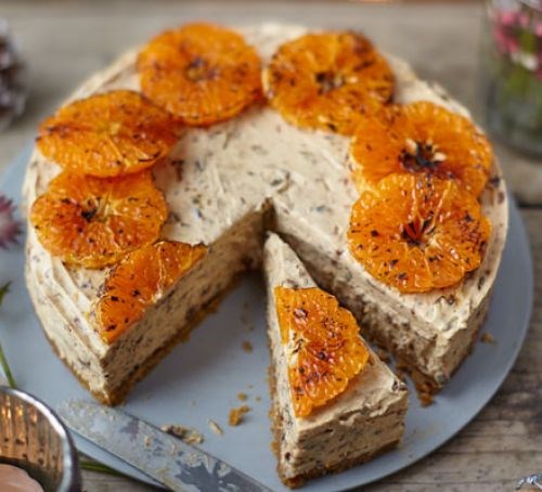Christmas pudding cheesecake 