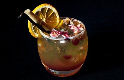 Christmas pudding cocktail