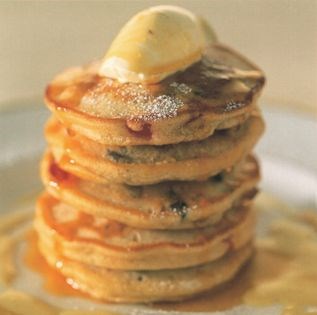 Christmas pudding Scotch pancakes