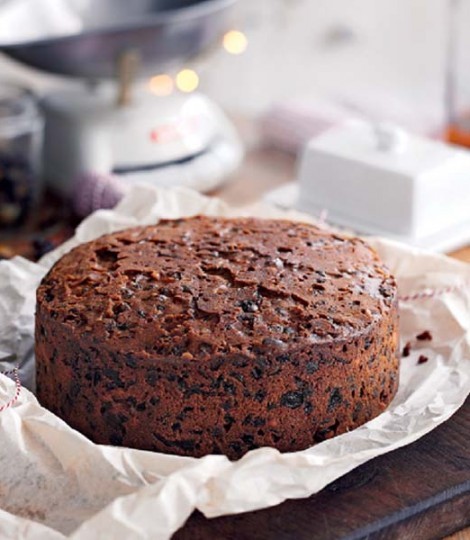 Christmas rich fruit cake