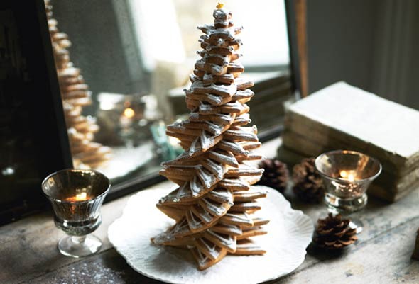 Christmas tree of cookies