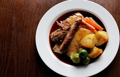 Christmas turkey gravy