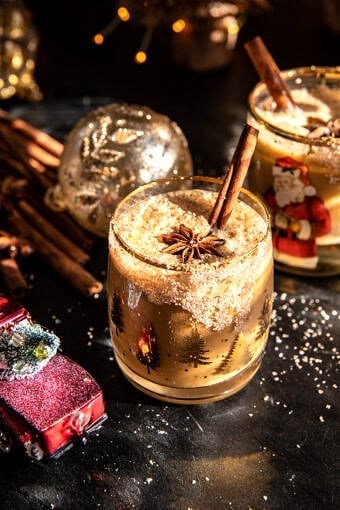 Christmas vacation dirty chai cocktail 