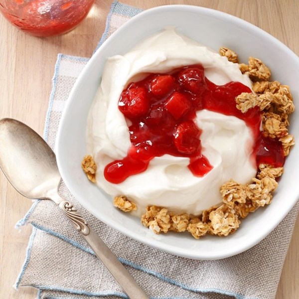 Chunky cherry & peach preserves
