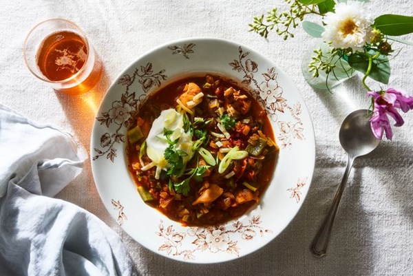 Chunky chicken chili 