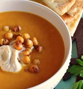 Chunky chickpea [soup]