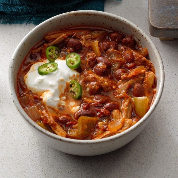 Chunky chipotle pork chili