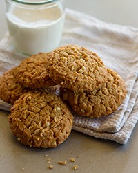 Chunky peanut butter cookies