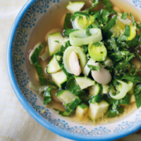 Chunky spring soup
