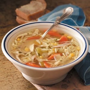 Chunky turkey soup