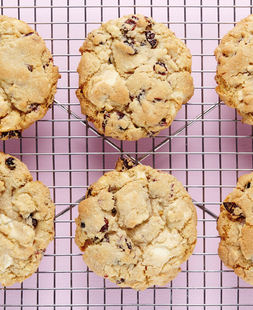 Chunky white chocolate cranberry cookies