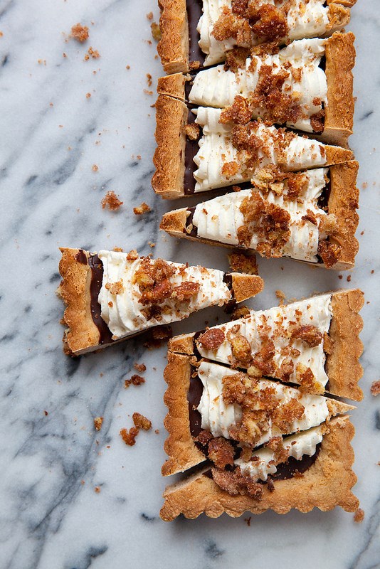 Churro chocolate tart