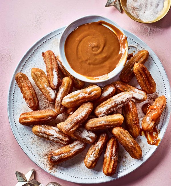 Churros with goat's milk cajeta