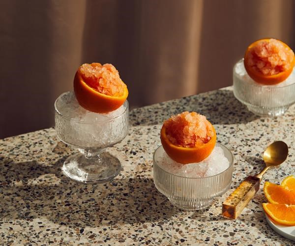 Ciao Papi's Campari and orange granita