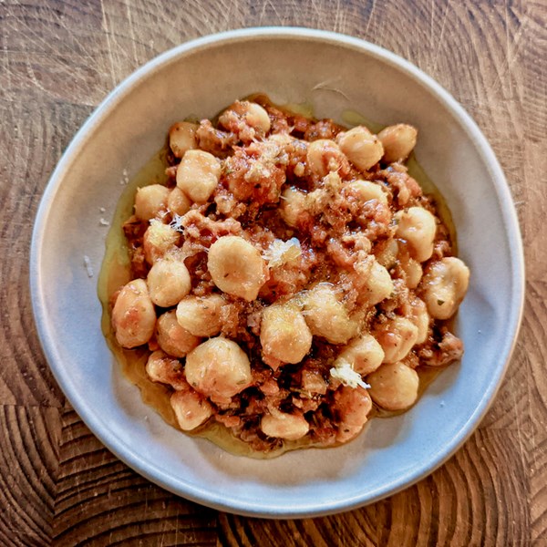 Cicciones with pork ragu  