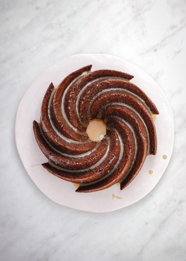 Cider and 5-spice bundt cake