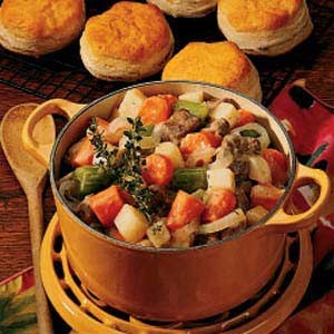 Cider beef stew