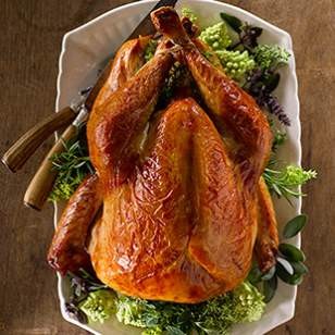 Cider-brined turkey