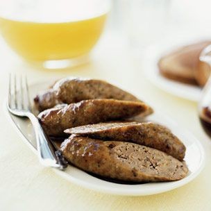 Cider-glazed sausages