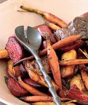 Cider-roasted vegetables